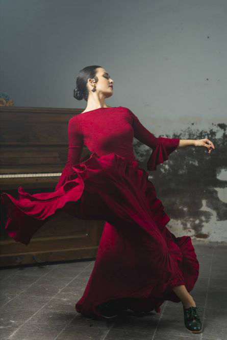 Talagante. Jupe de Flamenco pour la Danse Davedans