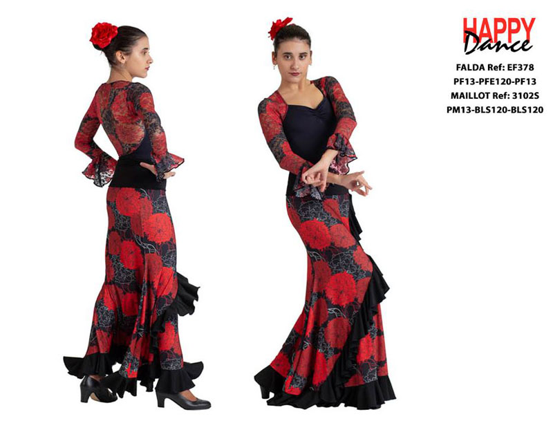 Jupe Flamenco Happy Dance. Ref. EF378