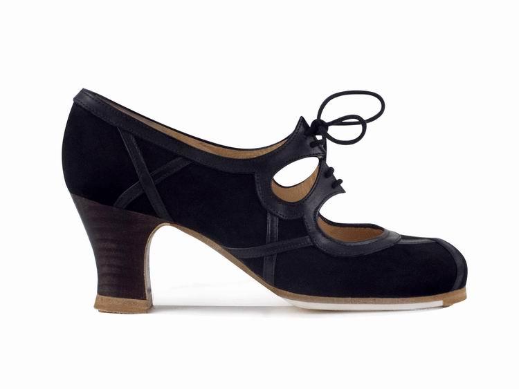 Zapato Flamenco Begoña Cervera. Barroco Cordones