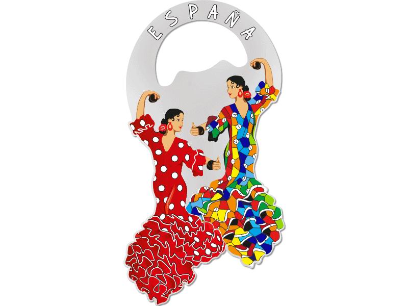 Bottle Opener 2 Flamencas