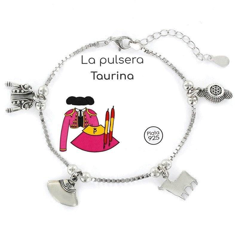 Silver Bracelet Eres lo Más Collection. Taurina