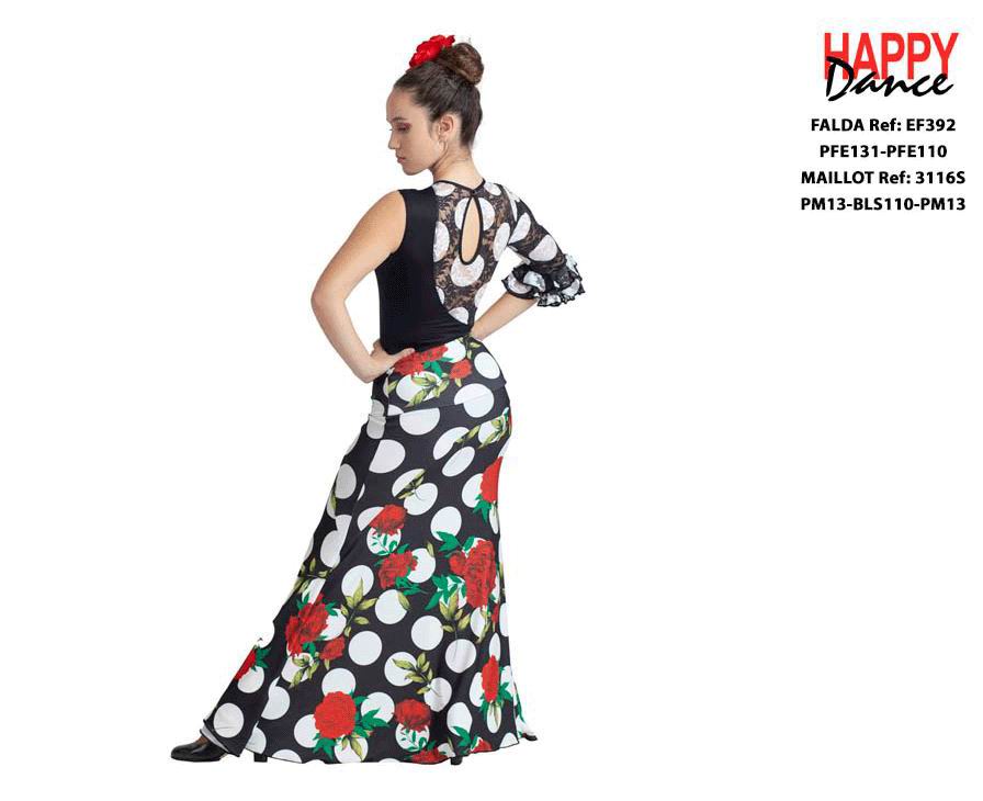 Happy dance. Faldas de Flamenco para Escenario y Ensayo. Ref. EF392PF131PFE110