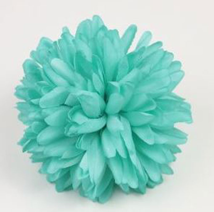 Flamenco Mum flower. Sea Water.12cm