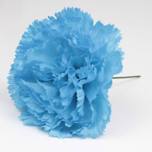 Flamenco Artificial Carnations. Sevilla Model. Blue 40