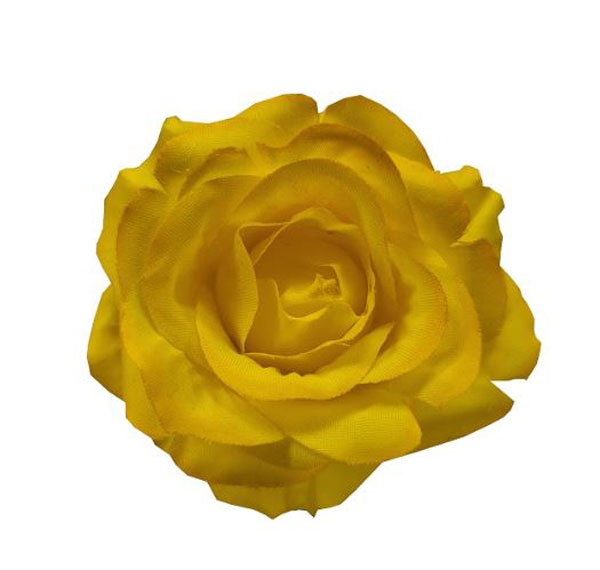 Mini Granada Rose. 7cm. Yellow