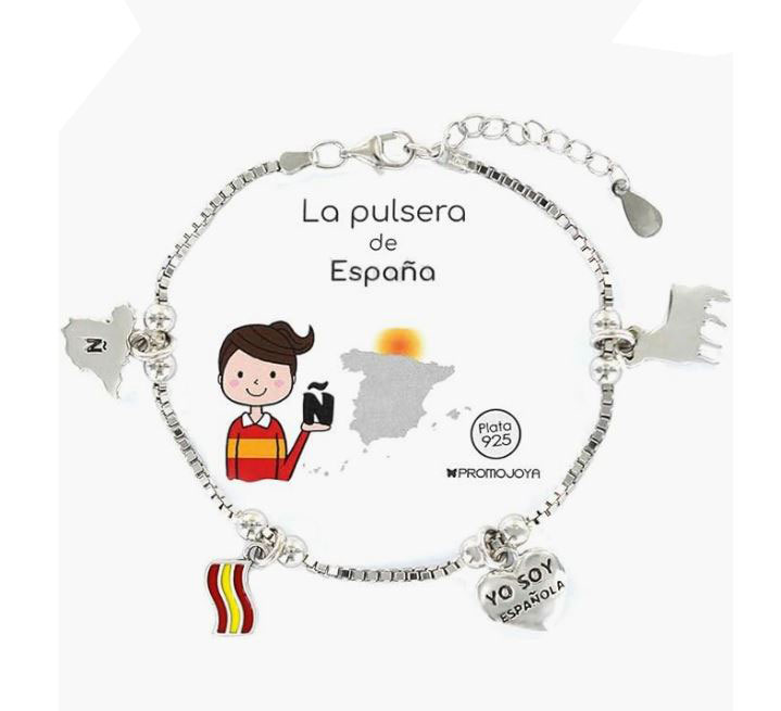 Silver Bracelet Eres lo Más Collection. Spain