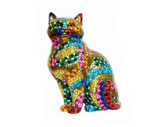 Trencadis Carnival Collection Cat. Gaudí. 18cm