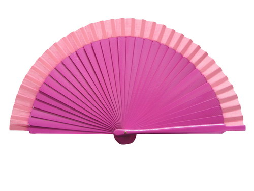 Plain fucsia fan for kids