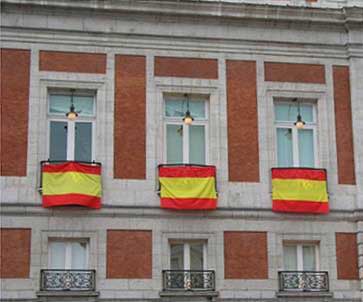 Drapeau d’Espagne par mètres (40 cm. de large)