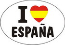 ステッカー　I LOVE ESPAÑA