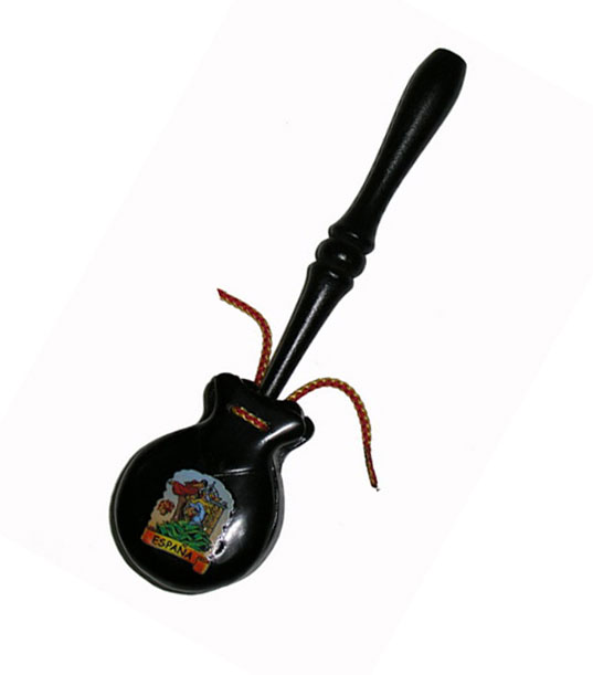 Souvenir Castanets With Stick