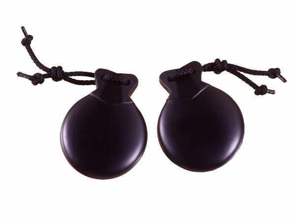 Black Fiberglass Flamenco Castanets: Orozco nº 7