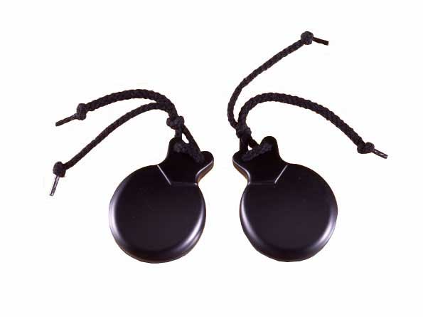 Black Fiberglass Flamenco Castanets: Alegria nº 3, nº 7