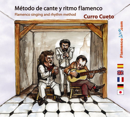 Flamenco singing and rhythm method by Curro Cueto - Book+CD