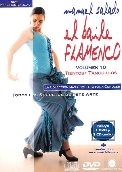 CDãDVDææãManuel Salado: El baile flamenco - Tientos y Tanguillos. Vol. 10