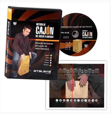 Cajon Method "Nuevo Flamenco" (Flamenco box-drum method for new flamenco) - Dvd - Pal