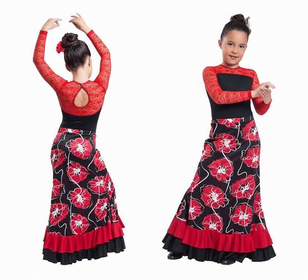 Jupes pour la Danse Flamenco Happy Dance pour Enfant. Ref.EF251PE12PS43PS13