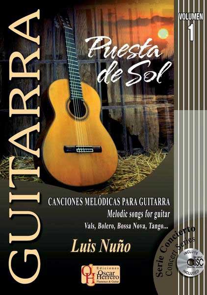 Puesta de Sol vol 1.Libro de Partituras + CD por Luis Nuño