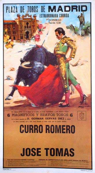 Cartel Plaza de Toros Monumental de Madrid - Ref. 194M