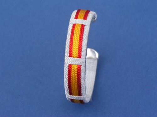 Pulsera Bandera de España Gris