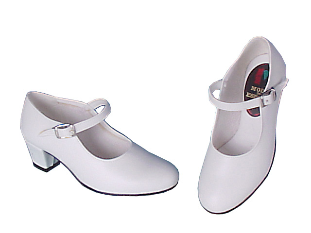 Zapatos para baile flamenco - Blanco